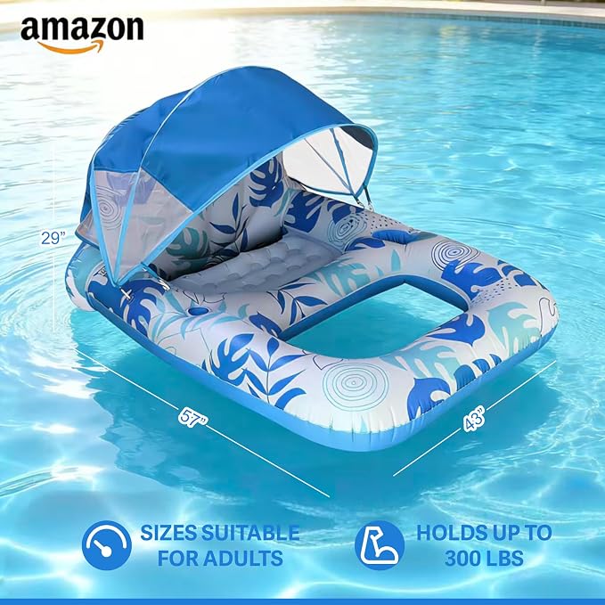 Inflatable Pool Float for Adults