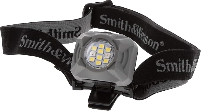 Smith & Wesson Night Guard Series Rechargeable, Waterproof Headlamps with Hat/Pocket Clips for Tracking, Survival, Hunting and Outdoor