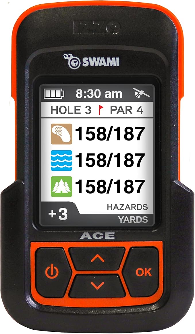 Izzo Golf Swami Ace Handheld Golf GPS Rangefinder
