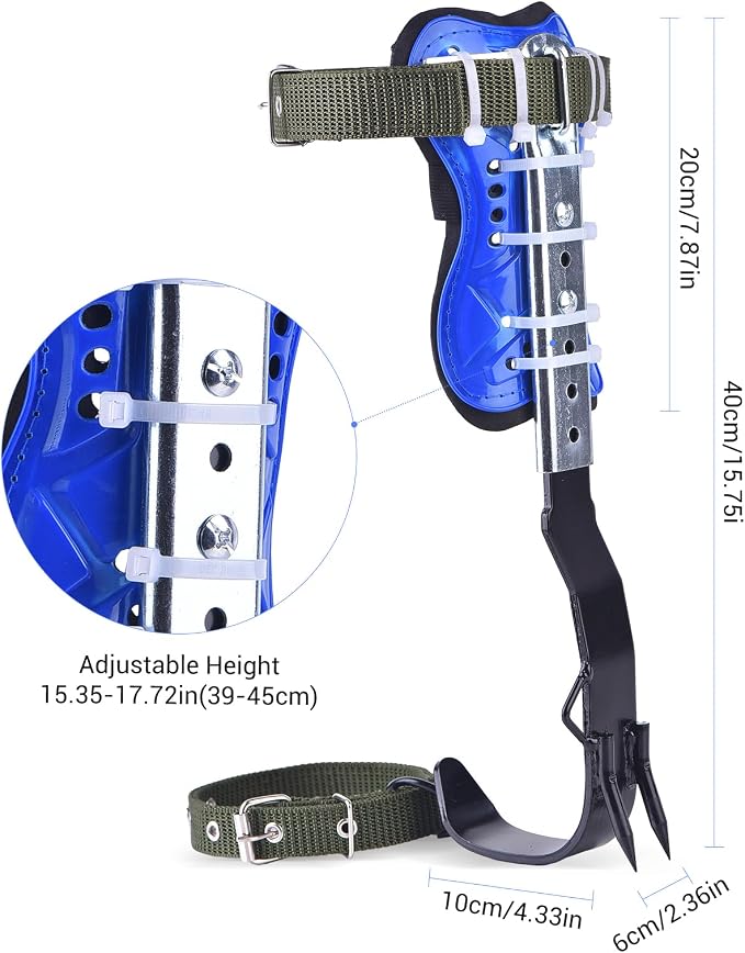 Climbing Equipment. Tree - Climbing Kits. Anti - Slip Climbing Tools with footboards. —— Forestry Operation Equipment Suitable for Rock Climbing, Tree Trimming, Hunting, and Fruit Picking.