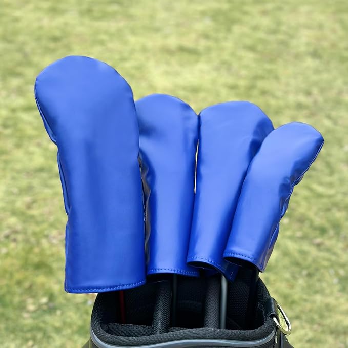 Golf Accessories Golf Club Covers for Driver, Fairway, Hybrids - Golf Driver Headcover/Golf Fairway Wood Head Cover/Hybrid Headcover for Men/Women Golfer