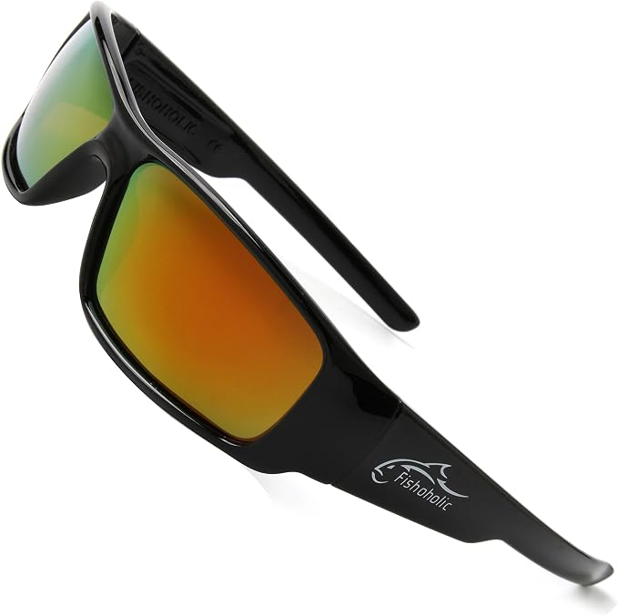 Fishoholic Polarized Fishing Sunglasses UV400 (14 Options) Fishing Gift with Hard Case & Pouch