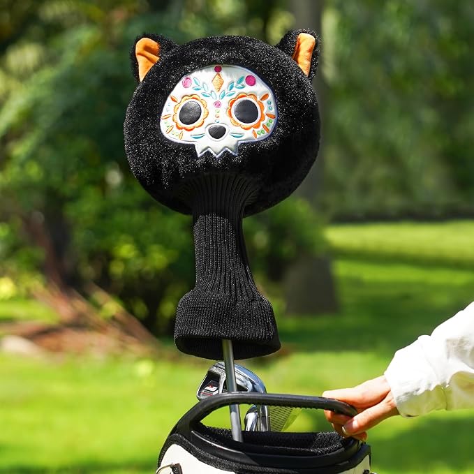 Craftsman Golf Driver Headcover Horse Sloth Funny Animal Golf Head Cover Novelty for Wood Driver Fairway Hybrid Golf Club for Men Women Kids Golfer Gift