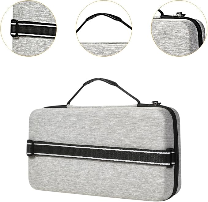 Pickleball Case Paddle Holder Organizer Racket Bag Storage Pouch Zipper Closure Sturdy Large Capacity EVA Waterproof Wear Resistant Suitabl
