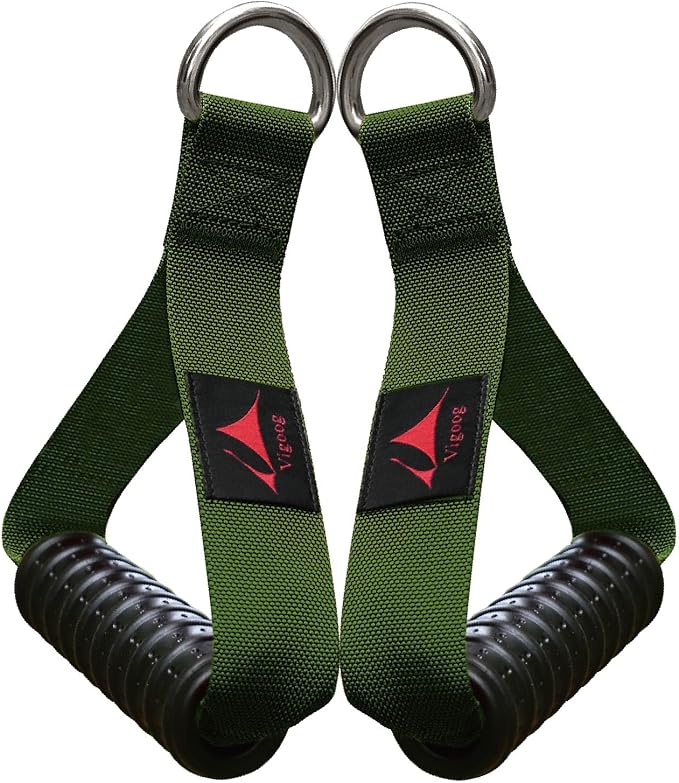 Heavy Duty Gym Workout Handles Attachment for Cable Machine,Resistance Band,Pulley System Home Exercise Equipment, Comfortable and Stronger Grip