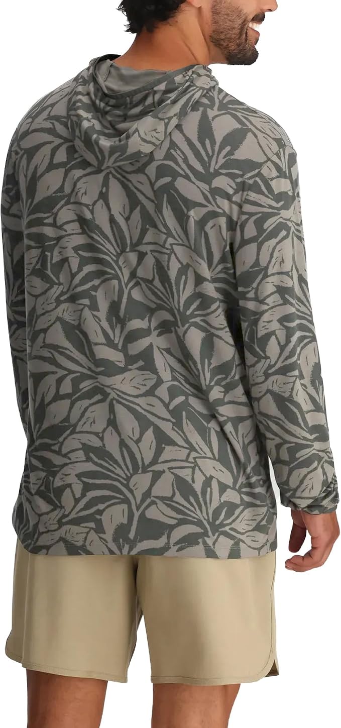 Free Fly Men's Lightweight Hoodie - UPF 20+ Sun Protection Hoodie for Men - Breathable Long Sleeve Sun Shirt for Fishing