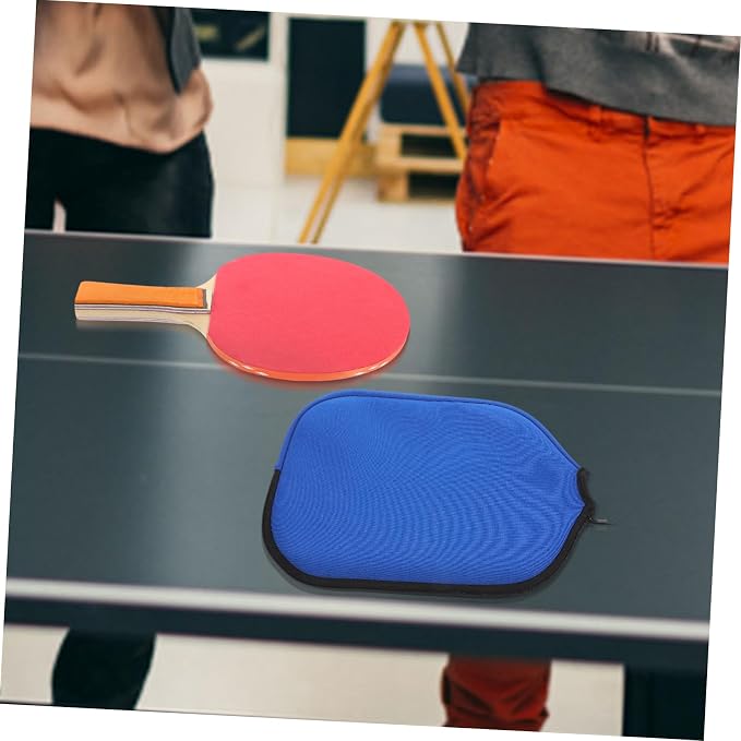 Sosoport 2pcs Racket Cover Table Tennis Balls Storage Bags Table Tennis Storage Case Organizing Bag for Game