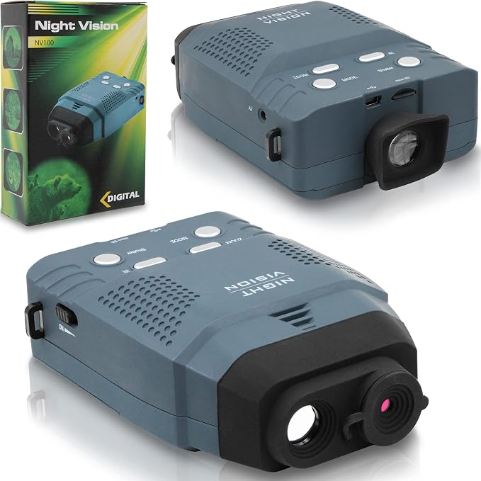 Portable Digital Night Vision Monocular New Optics Records Video Image with Micro SD Card