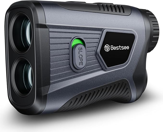 Bestsee Golf Rangefinder with Slope -1700 Yards Laser Range Finder Golf for Hunter, High-Precision Flag Pole Locking Vibration, 7X Magnification, USB-C Rechargeable Rangefinders Magnet Strip