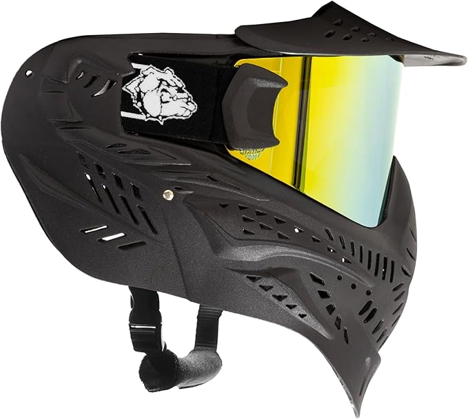 Maddog HK Army HSTL Paintball Airsoft Mask Goggle System | Replaceable Thermal Dual-Pane Anti Fog Lens | Adjustable Full-Face Safety Certified Protection
