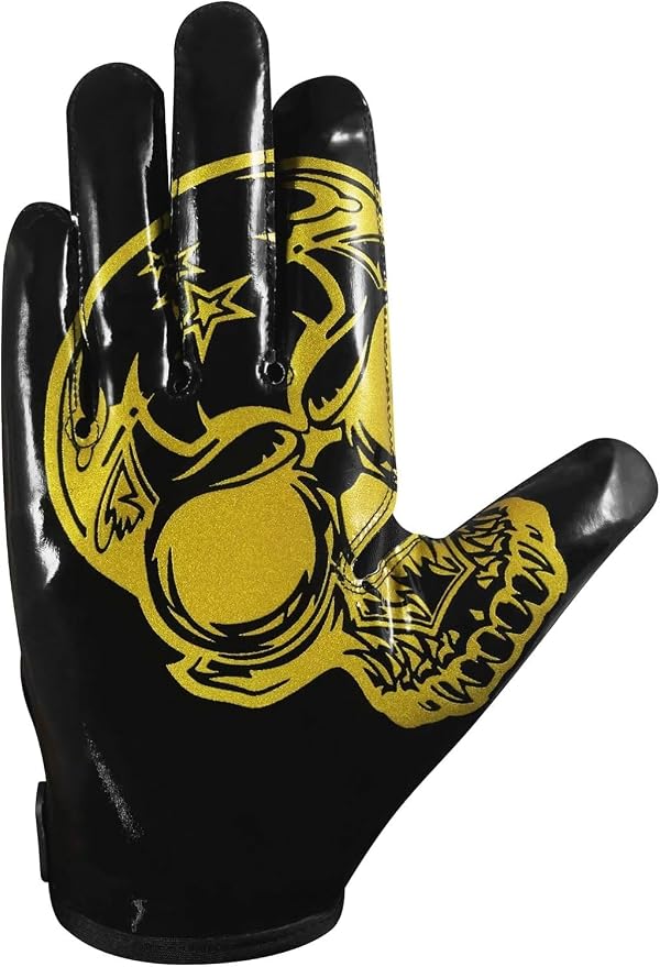 Glorious Traders Adult & Youth Football Gloves - Ultimate Performance Booster with Super Sticky Grip