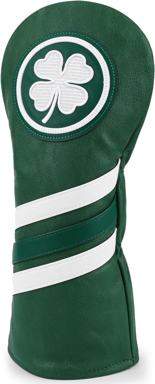 Headcovers, Leather Golf Club Covers, 1pc or 3pcs Set Lucky Clover Driver Headcover, 3 Wood Head Cover, Hybrid Rescue UT Headcover, Classic Golf Accessories
