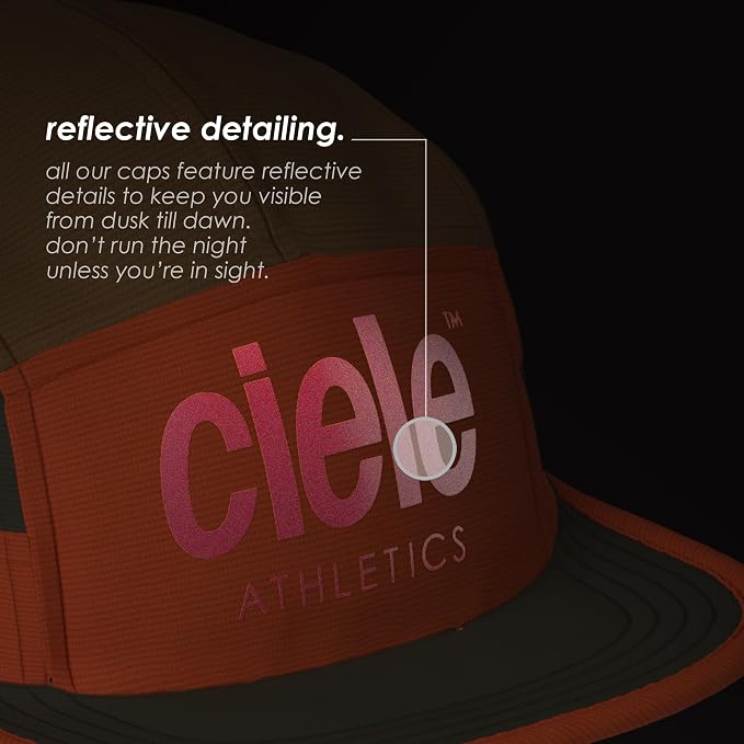 Ciele Athletics GOCap - Premium Washable Moisture Wicking Hat with Sun Protection, 5-Panel Knit Running Hat