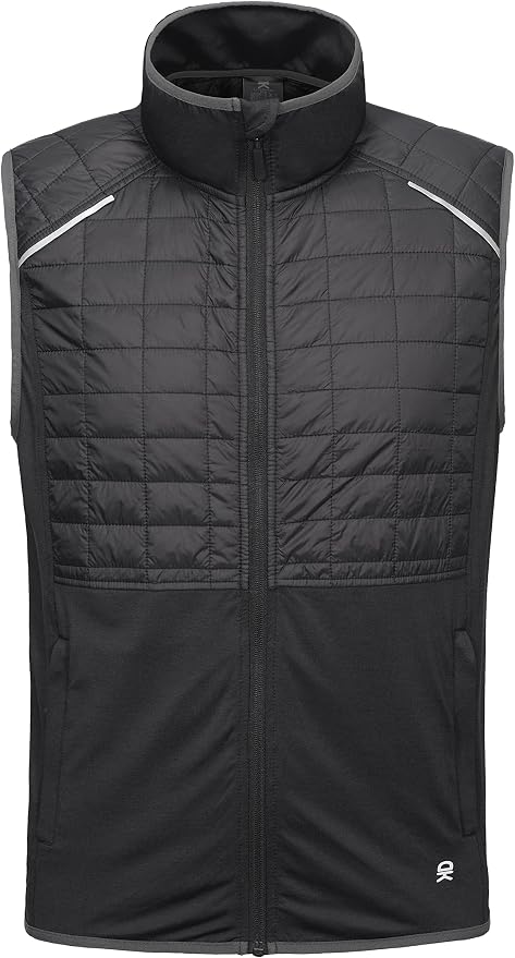 Little Donkey Andy Men's Lightweight Golf Vest Warm Outdoor Sleeveless Jacket for Hiking Travel Running Casual