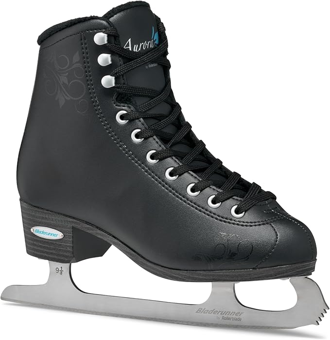 Bladerunner Ice by Rollerblade Aurora Women's Adult Figure Ice Skates, Black
