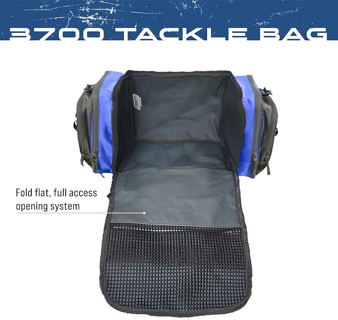 FROGG TOGGS Heavy Duty Fishing Tackle Duffle Bag, Includes Bait Trays