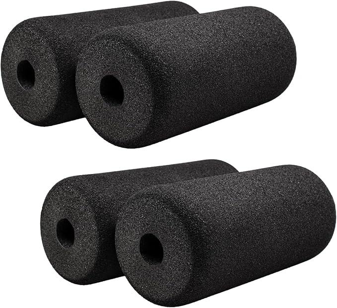 Foot Foam Pads Rollers(5.62 * 2.95 * 2.95in) for Exercise Machine, Inversion Table, Workout Bench, Sits Ups Replacement Parts, Home Gym Accesories