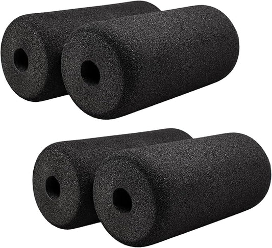 Foot Foam Pads Rollers(5.62 * 2.95 * 2.95in) for Exercise Machine, Inversion Table, Workout Bench, Sits Ups Replacement Parts, Home Gym Accesories