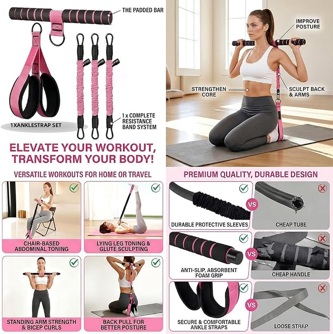New Pedal Resistance Band with Handle, Sturdy Material, Multifunctional Adjustable, Weight 30lbs 60lbs 90lbs, Suitable for Full-Body Workouts, A Portable Fitness Tool Suitable for Both Men and Women