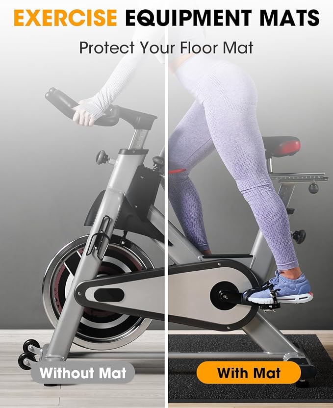 Stepwaver Walking Pad Mat for Carpet Floor, 102"x36", Treamill Mat for Hardwood Floors, High Density, 1/3 Thickness, Folable, Floor Protection for Bike, Elliptical, Treadmill