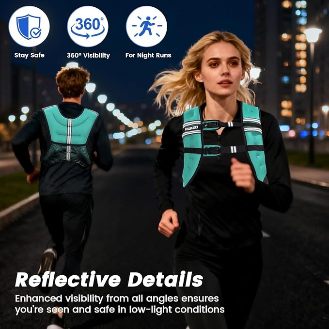 Weighted Vest Woman 6/8/12/16/20/25/30lb Weight Vest for Women Men Body Weight Vests for Walking Strength Training Running Workout Jogging Fitness