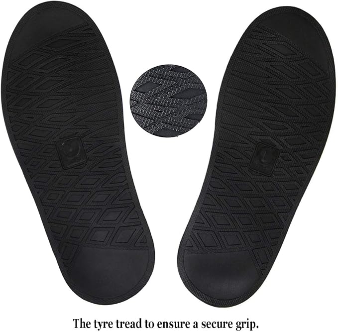 HLKZONE Waterproof Rain Boot Shoes Covers Foldable Reusable Slip Resistant Overshoes with Reflector for Women & Men