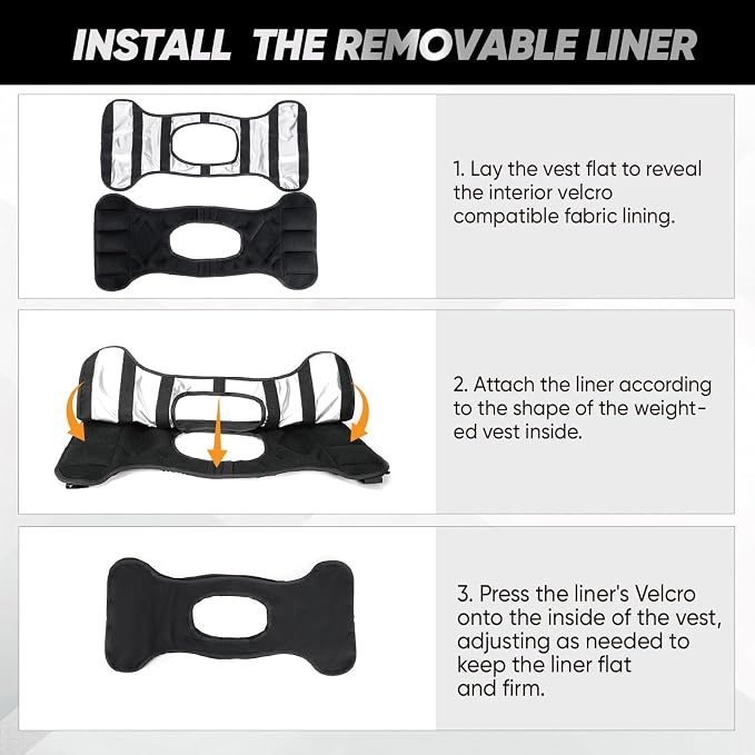 APEXUP Adjustable Weighted Vest, 4-10lb/12-18lb/20-32lb Vest with 6 Ironsand Weights and Large Pocket, Weight Vest for Men Women Strength Training, Running, Walking