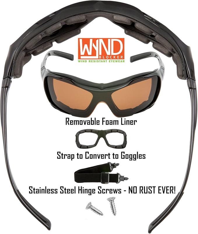 Polarized Large Motorcycle Riding Sunglasses Sports Wrap Glasses