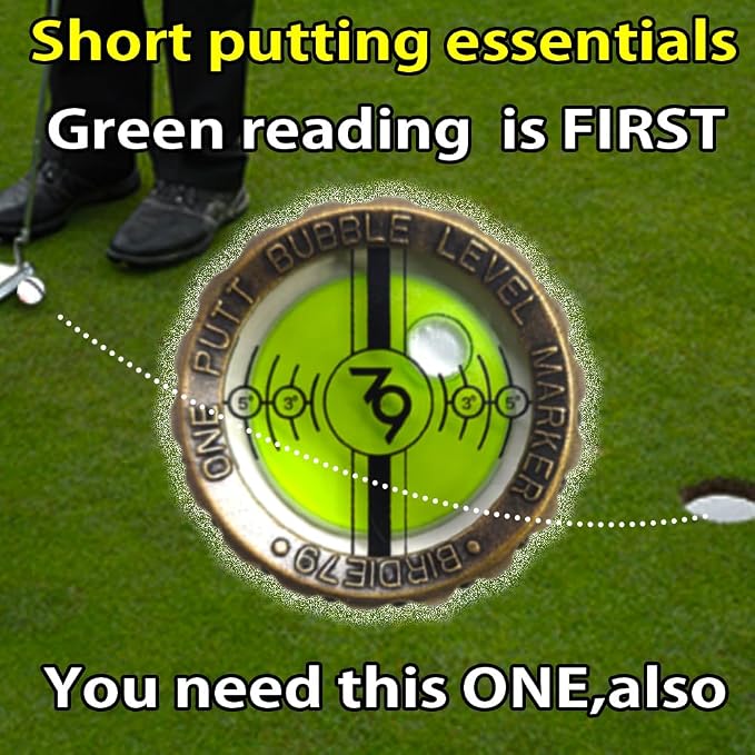 BIRDIE79 Golf Accessories Bundle - SlopeMaster ProGreen Reader and Egg Liner with High-Precision Green Reading Aid and Golf Ball Holder - Enhance Putting Accuracy and Reduce Strokes