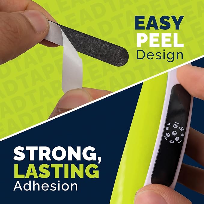 Lead Tape for Pickleball Paddles | Pre-Cut 3g Strips | Plastic-Coated, High-Performance Adhesive Weights