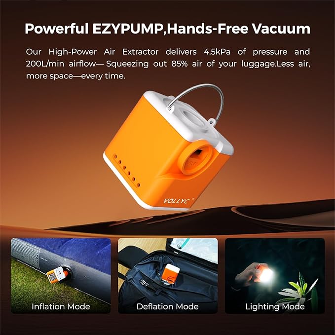 Travel Vacuum Bags with Pump, 25L Large Capacity Vacuum Bags for Travel, IPX7 Waterproof, Travel Essentials Compression Bags for Luggage Backpack Suitcase Home Storage