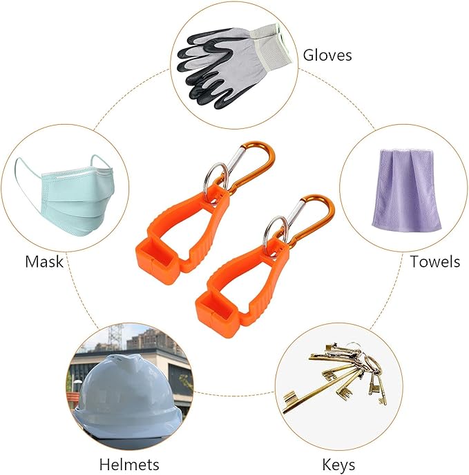 Glove Clips for Work Glove Holders, Glove Holder Clip Gloves Clip for Construction