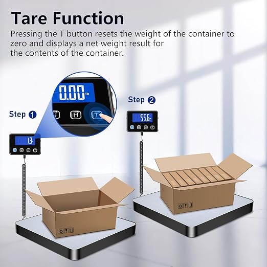 KUAIVO Shipping Scale, 440lb/0.35oz High Accurate Digital Postal Scale with Hold/Tare Function, Shipping Scale for Small Business, Packages, Luggage, Home Use, Battery & Charging Cable Include