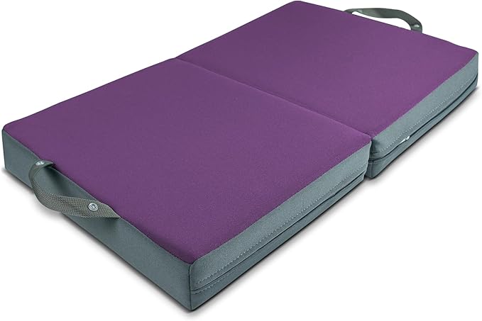 KI Store Garden Kneeling Pad Memory Form Knee Cushions for Gardening Extra Thick Knee Pad Water Resistant Prayer Pillow for Work Yoga Physical Therapy Purple