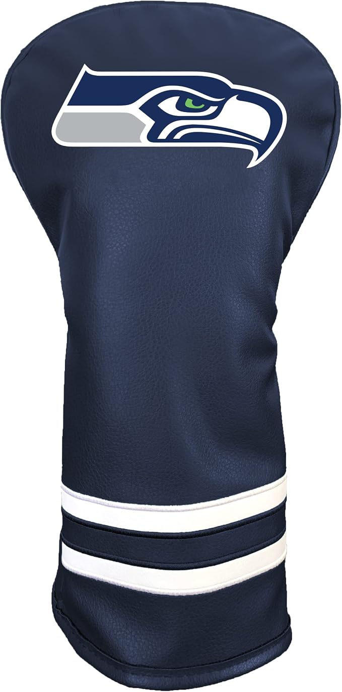 Team Golf NFL Vintage Driver Golf Club Headcover (Printed), Form Fitting Design, Retro Design with Fleece Lining for Extra Club Protection
