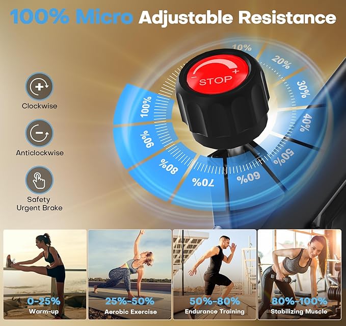 Exercise Bike, CHAOKE Quiet Adjustable Magnetic Resistance Stationary Bike for Home Cardio with App Compatible, 350LB Weight Capacity Indoor Cycling Bike with Comfortable Seat & Digital Display
