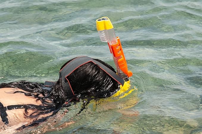 OCEAN REEF - Aria QR + Quick Release Snorkeling Mask - Full Face Snorkeling Mask - 180 Degree Underwater Vision - 8 Colours and 4 Sizes