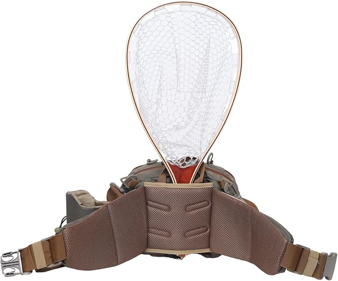 Fly Fishing Large Waist Pack with Water Bottle Holder, Wide Fanny Fishing Tackle Storage Bags