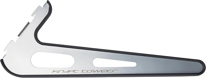 Krypt Towers Ultimate Board Sports Wall Mount Storage Rack, Heavy Duty Steel Board Stand, Rubber Padded Fingers, Store & Display Up To 4 Surfboards, Wakeboards, Snowboards, Skiis, Longboards & More