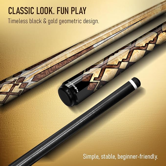 Series, Glass Fiber Pool Cue Stick, Uni-QR, 3/8-10, 5/16-18 Joint, Synthetic Leather Grip, 29" Glassfiber Shaft, 7-Layer Microfiber Tip