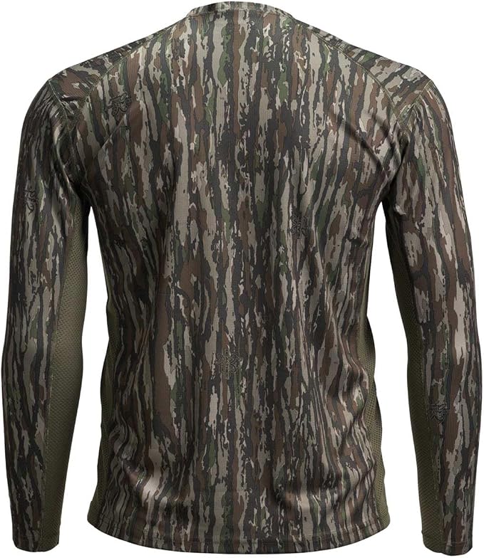BLOCKER OUTDOORS Finisher Turkey Hunting Long Sleeve Performance Tee – Lightweight, Moisture-Wicking Camo Shirt
