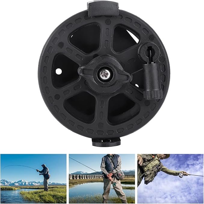 Fishing Wire Reel, Foldable Handle, Adjustable Knob for 1.8MM Horse Fish Line Wrapping, Split Type Base for Easy Disassembly