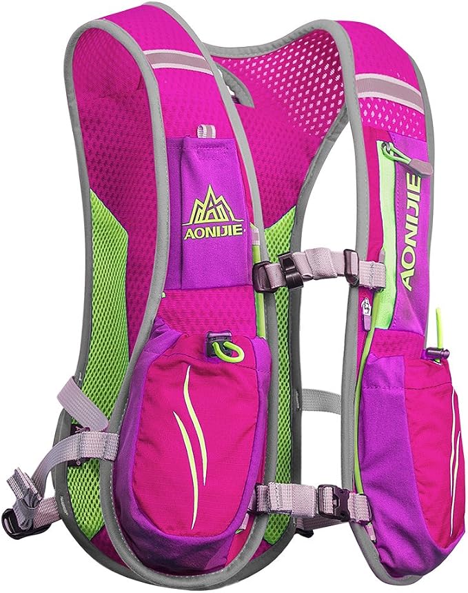 AONIJIE Hydration Vest Pack Backpack 5L 5.5L Marathoner Running Vest Race Hydration for Women and Men Trail Run Hiking Jogging