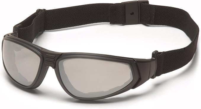 Pyramex XSG Safety Eyewear, Clear Ballistic, Gray Ballistic And Amber Ballistic Interchangeable Lenses With Black Frame
