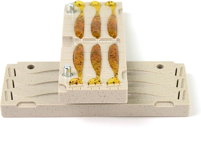 FatFish V20-6C Bait Mold Soft Plastiс Lure Making Injection Mold for Do-It Fishing Lures 2"