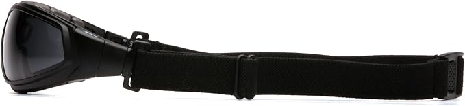 Pyramex XSG Safety Eyewear, Clear Ballistic, Gray Ballistic And Amber Ballistic Interchangeable Lenses With Black Frame