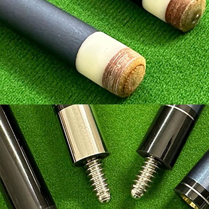 Carbon Fiber Pool Cue Stick 9.5mm Low Deflection Billiard Cue Set with Case Accessories Professional Snooker Table Cue for Home Bars Pool Halls, Pink3