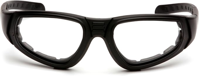 Pyramex XSG Safety Eyewear, Clear Ballistic, Gray Ballistic And Amber Ballistic Interchangeable Lenses With Black Frame