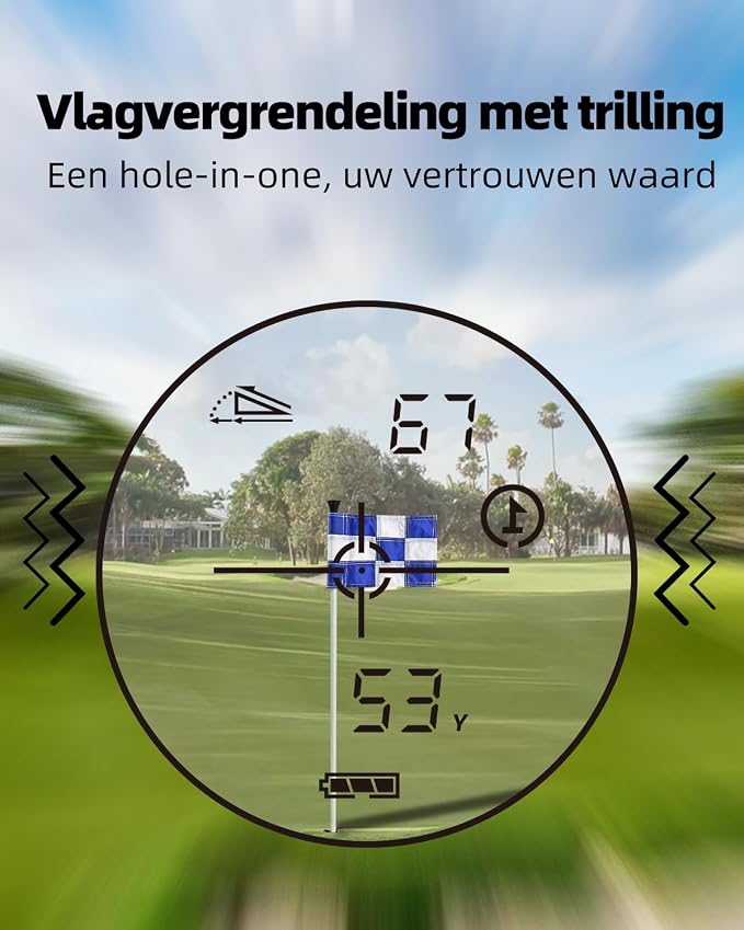 AOFAR GX-2S Rangefinder for Golf & Hunting with Slope and Angle Switch, Flag-Lock with Vibration, Horizontal Distance, 600/1000 Yards Distance Measuring Range, 6X Waterproof, Free Battery