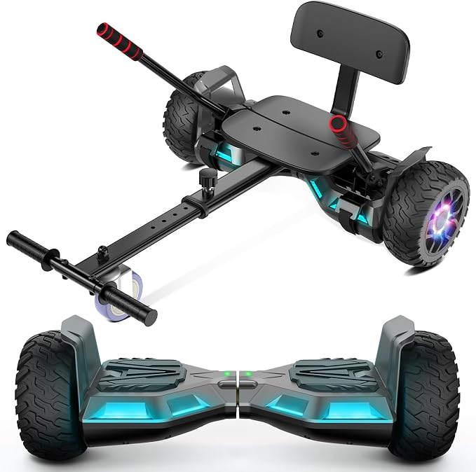 CBD Scooter with Corlorful LED Lights,6.5" Wheels, Dual 300W Motor Scooter for Kids Girls Boys Adults, All Ages
